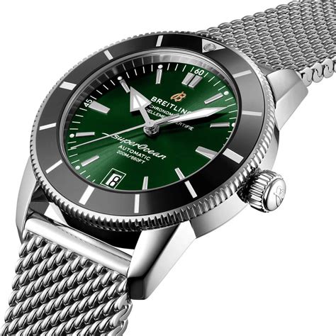 Breitling superocean green dial